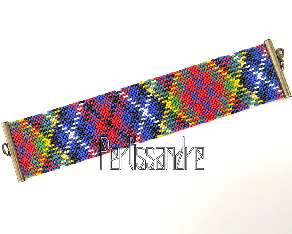 MacPherson Tartan - Bangle & Bracelet - Beading Pattern