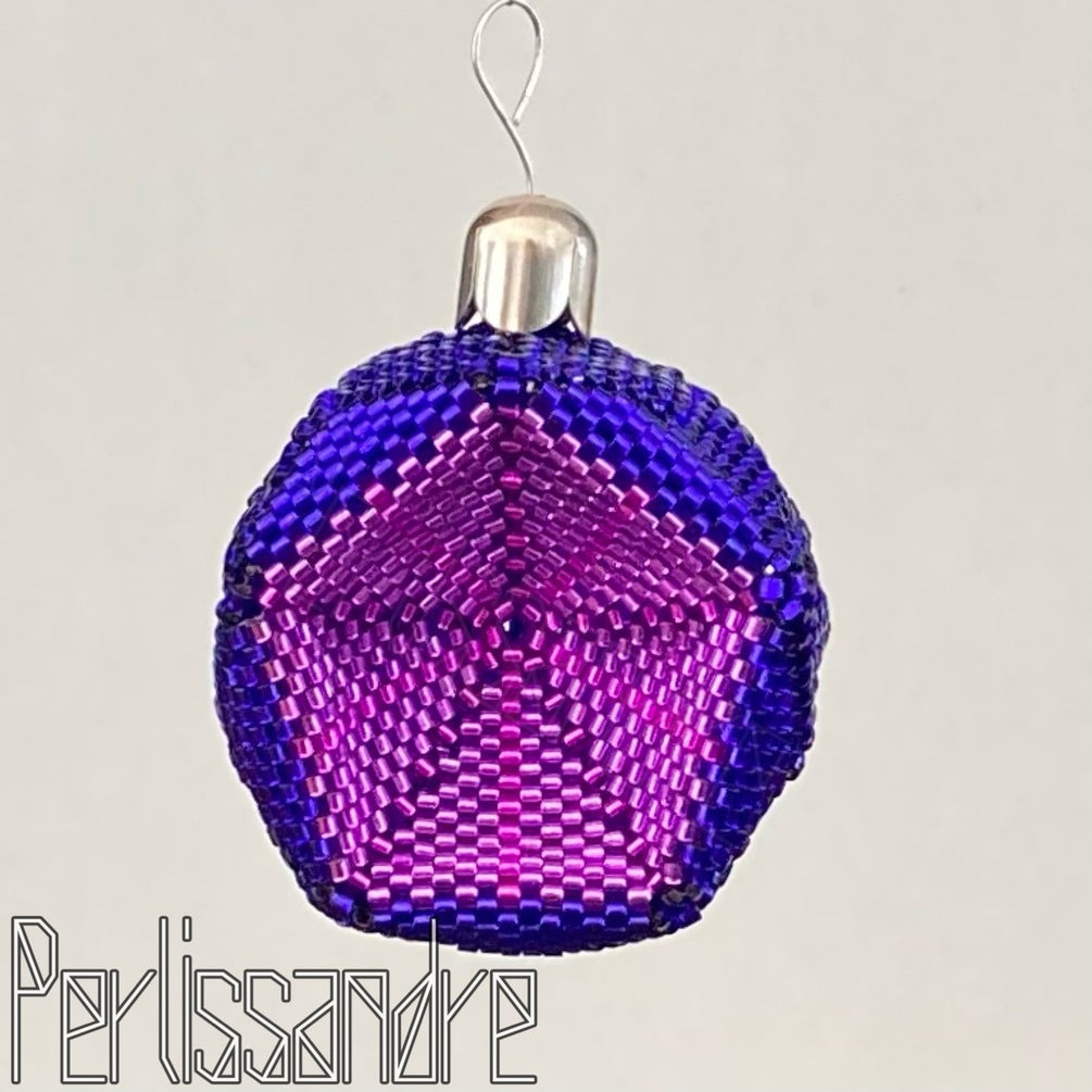 Indented Christmas Bauble Beading Tutorial