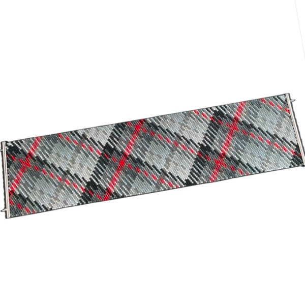 50 SHADES OF GREY Plaid - Bracelet - Beading Pattern