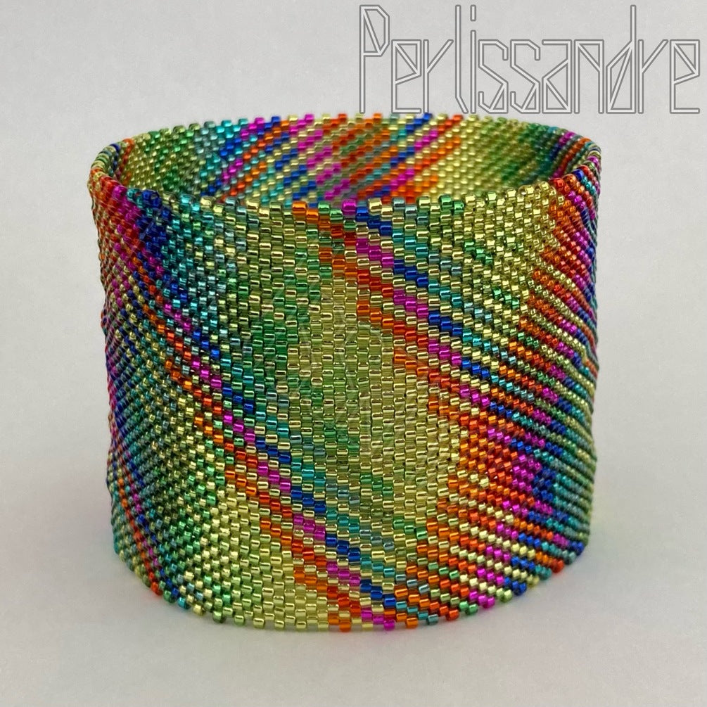 CRISTAL VITRAIL MEDIUM PLAID - Bangle and Bracelet - Beading Pattern
