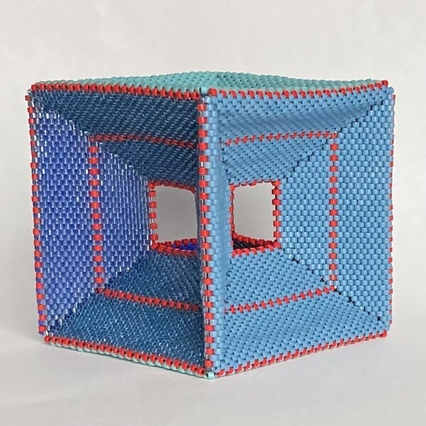Hypercube Beading Pattern