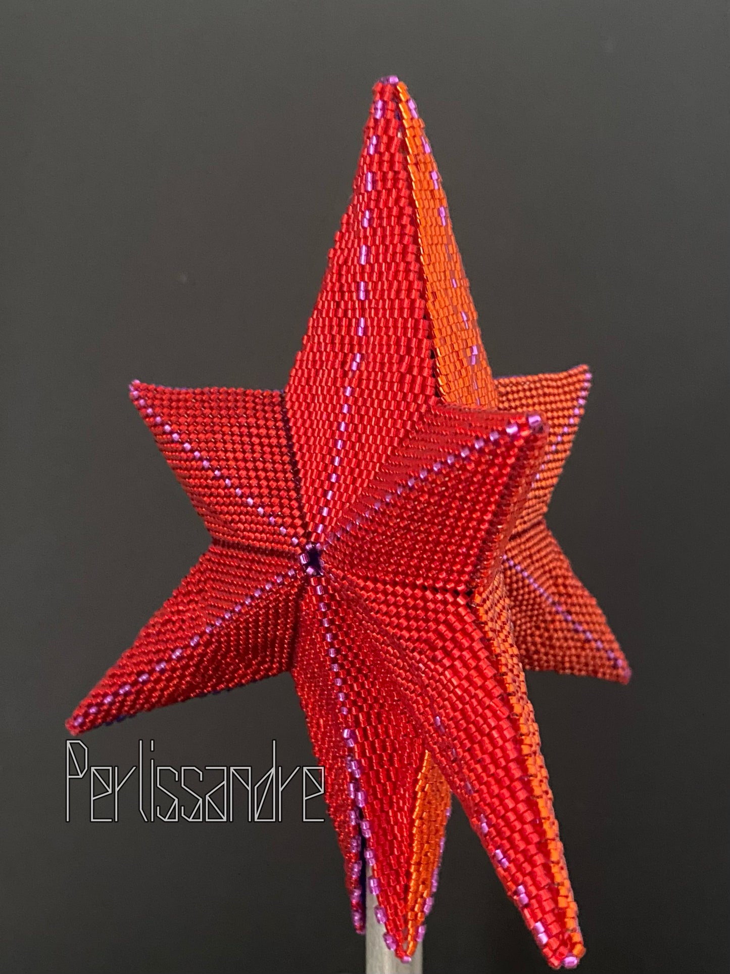 Christmas Star Tree Topper Beading Tutorial