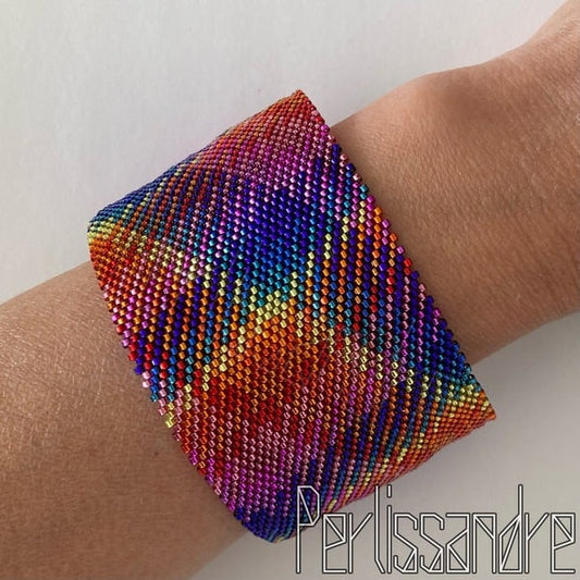 VOLCANO Plaid - Bangle and Bracelet - Beading Pattern