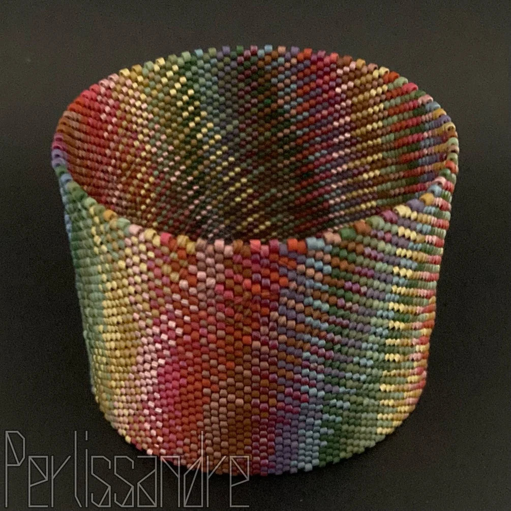 Autumn PLAID - Bangle and Bracelet - Beading Pattern