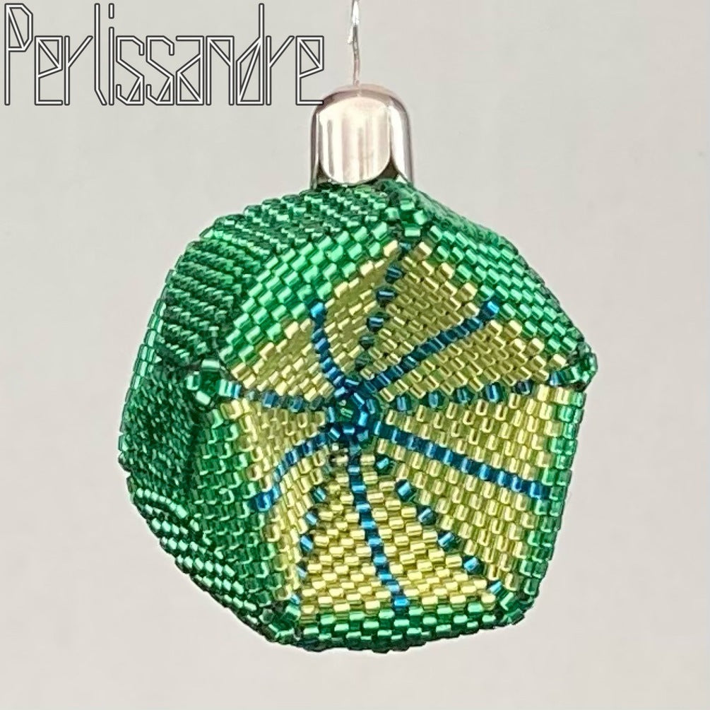 Indented Christmas Bauble Beading Tutorial