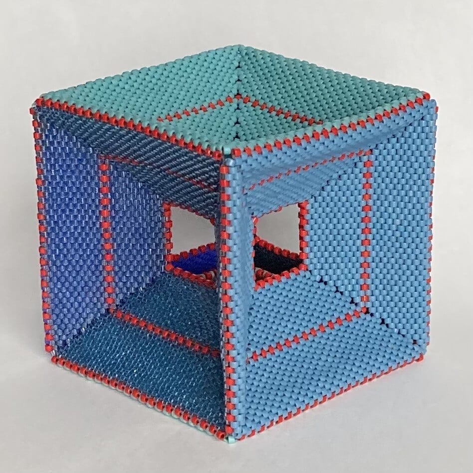 Hypercube Beading Pattern
