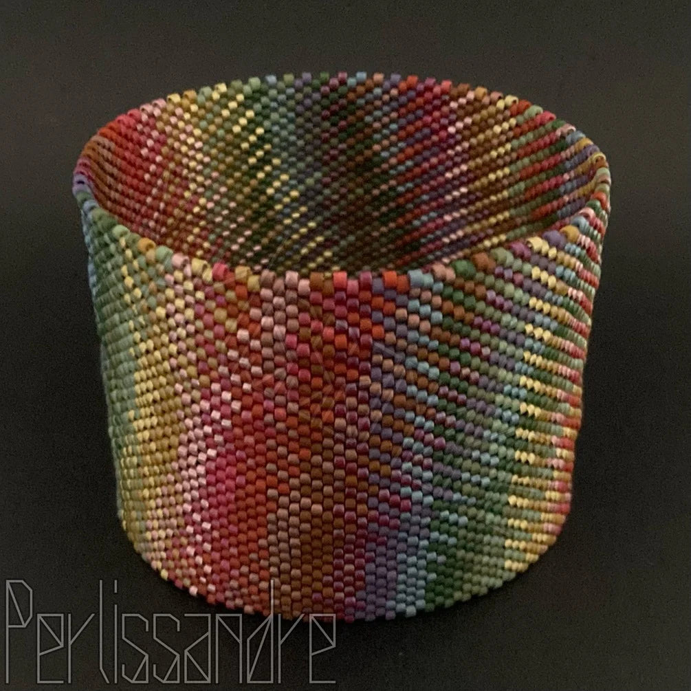 Autumn PLAID - Bangle and Bracelet - Beading Pattern