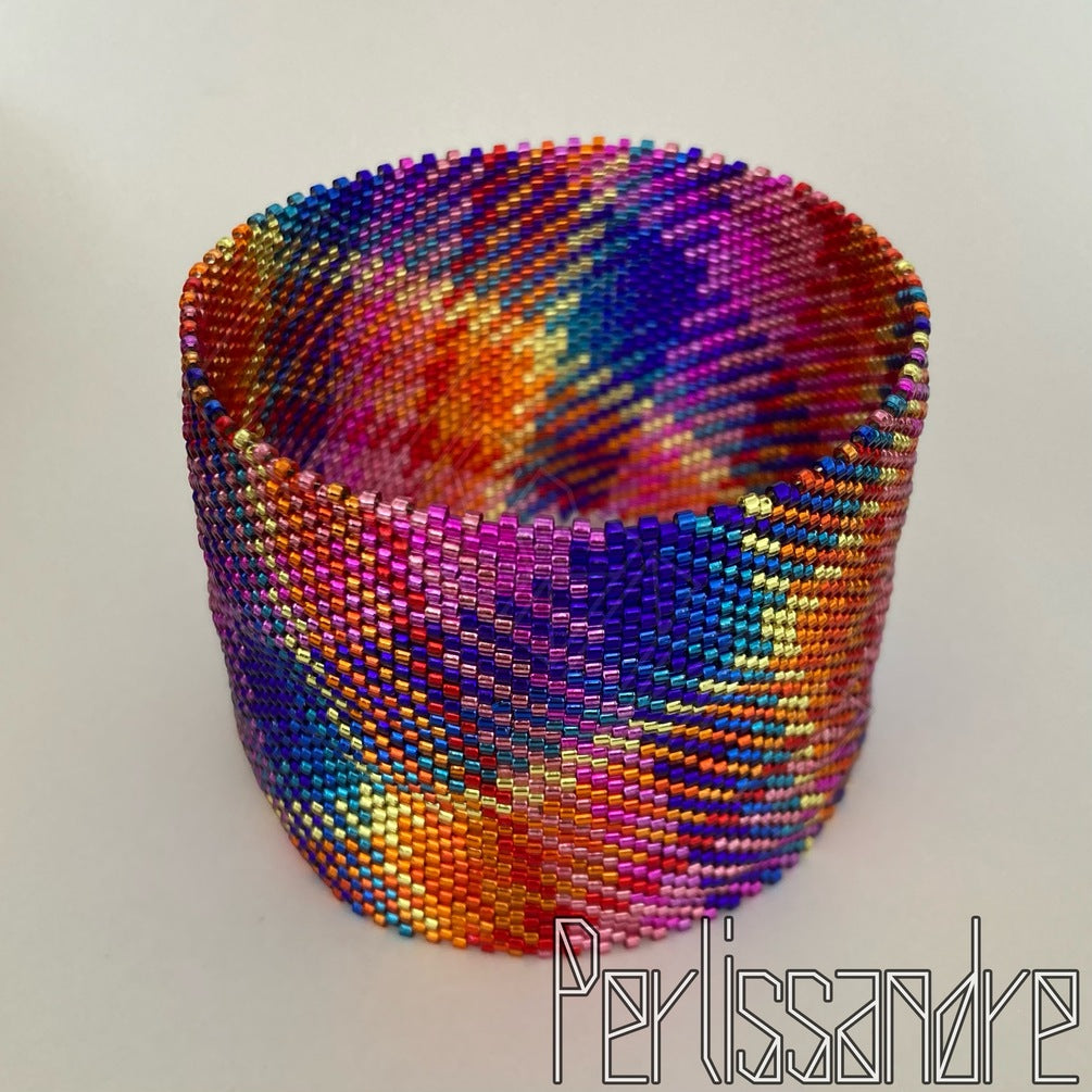 VOLCANO Plaid - Bangle and Bracelet - Beading Pattern