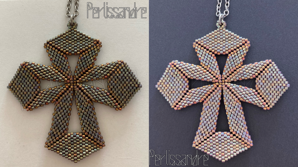 Byzantine Cross Beading Tutorial