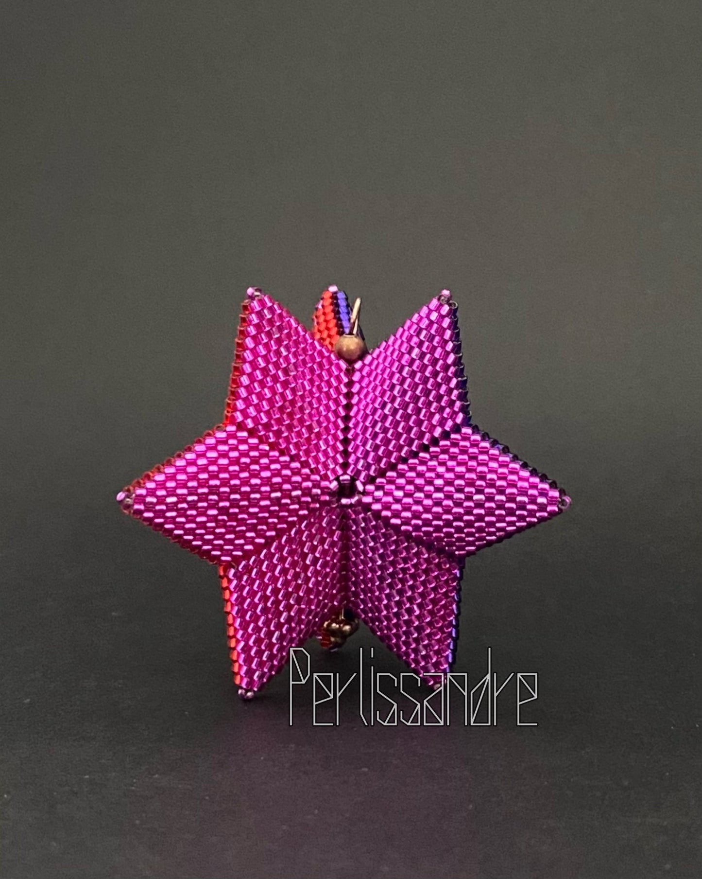 Trio de Stars Christmas Ornament Beading Tutorial