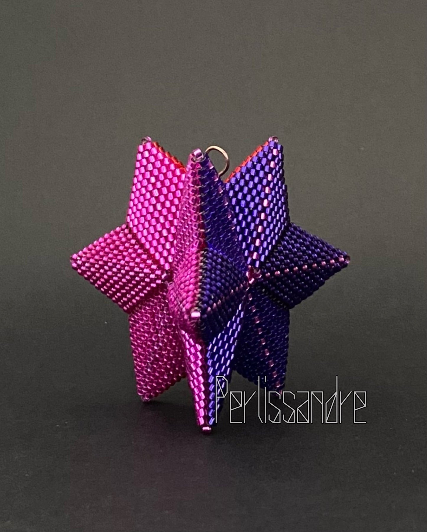 Trio de Stars Christmas Ornament Beading Tutorial