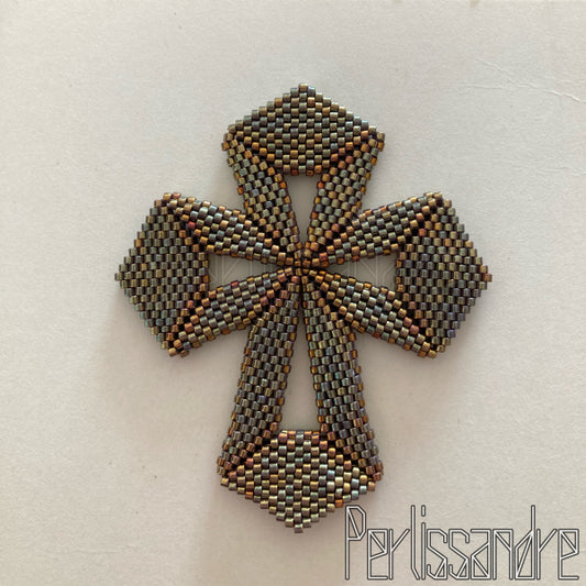 Byzantine Cross Beading Tutorial