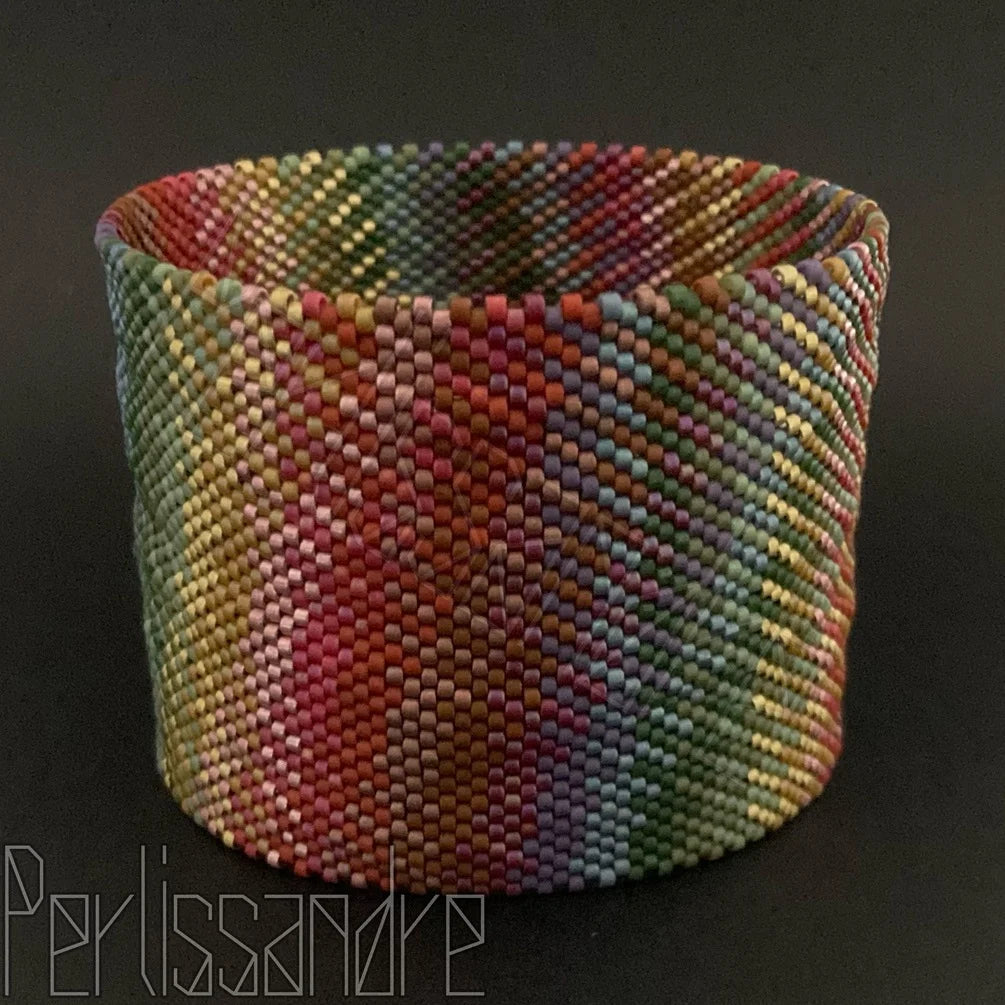 Autumn PLAID - Bangle and Bracelet - Beading Pattern